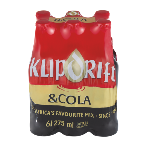 Klipdrift & Cola 275ml 6 pack