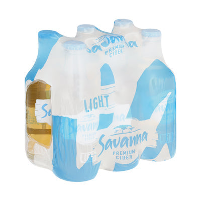 Savanna Light Premium Cider Bottles 330ml 6 Pack
